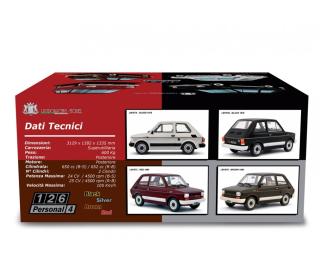 Fiat 126 Personal 4 RED 1980 Rosso amaranto Laudoracing 1:18 Resinemodell (Türen, Motorhaube... nicht zu öffnen!)